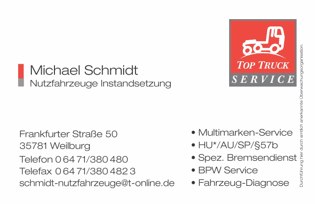 Schmidt Nutzfahrzeugservice